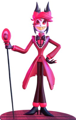 STL file Alastor - Hazbin Hotel 🏨・3D printable design to download・Cults