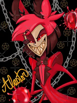 Alastor Hazbin Hotel Weatherproof Anime Sticker 6" Car Decal S14 | eBay