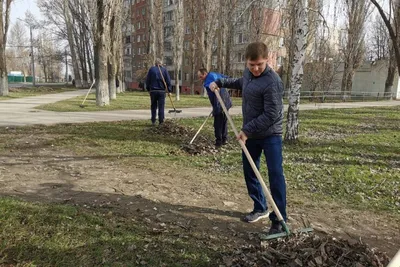 Алексей Сидоров вместе с жителями Елшанки принял участие в субботнике |   | Саратов - БезФормата