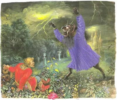 Алоцвет - иллюстрации Н. Куприянова к сказке"Аленький цветочек"