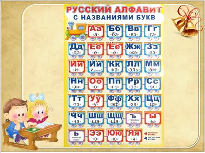 Купить обучающий плакат «Русский алфавит»