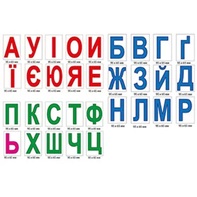 Купить Плакат Украинский алфавит, пропись - цена от издательства Ранок  Креатив