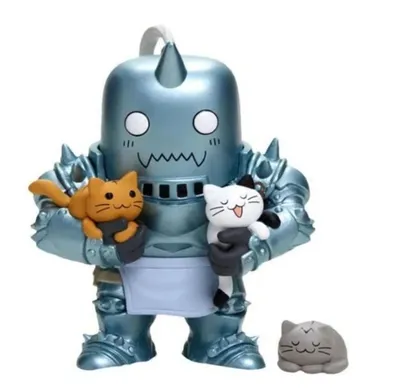 Фигурка Альфонс Элрик с котятами (Alphonse Elric with Kittens (Эксклюзив  Hot Topic)) Фанко ПОП Россия из аниме Fullmetal Alchemist — Funko POP Russia