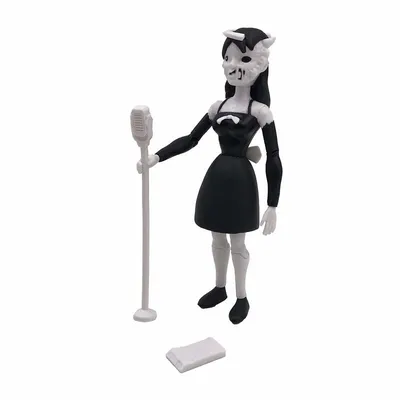 Ангел Алиса ожившая (Alice Angel (Эксклюзив GameStop)) из игры Бенди и  чернильная машина