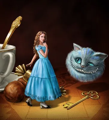 Алиса и чеширский кот 62 картинки