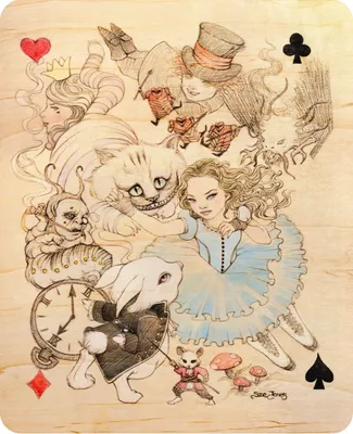 Алиса в Стране Чудес | 13 фотографий | Wonderland tattoo, Alice in  wonderland drawings, Disney tattoos