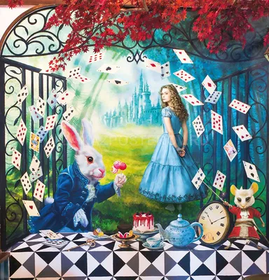 Алиса в Зазеркалье арт - 24 фото