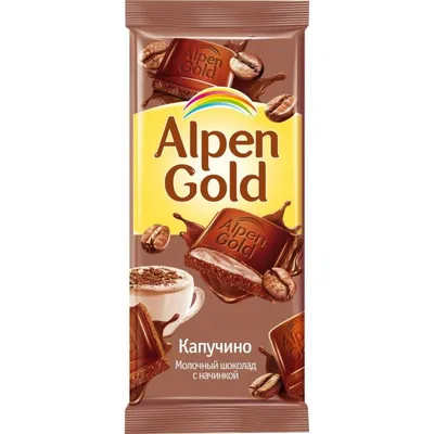Шоколад Alpen Gold молочный, 85г купить с доставкой на дом, цены в  интернет-магазине
