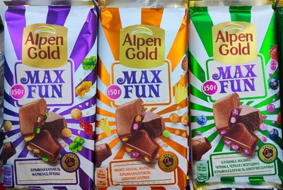 Купить: Шоколад Alpen Gold арахис и кукурузная хлопья 90г – по самой низкой  цене в интернет-магазине г. Самарканд | 