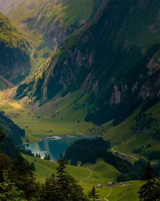 Альпийские пейзажи Австрии» — создано в Шедевруме