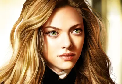 Обои на рабочий стол Актриса Аманда Сейфрид / Amanda Seyfried, by Jinsung  Lim, обои для рабочего стола, скачать обои, обои бесплатно