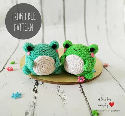 Anya Amigurumi Doll Pattern – Green Frog