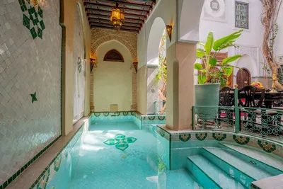 riad anabel Moroccan of Mediterranean hammam restaurant pool