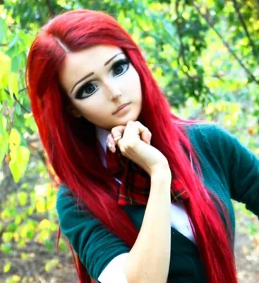 Живая кукла из Украины и ее удивительный макияж - 