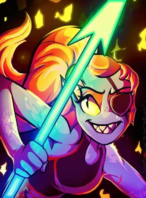 Doodles Undertale Undyne - Андайн Арты, HD Png Download - kindpng