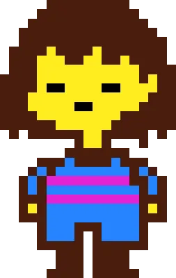 Frisk Fanart by me : r/Undertale