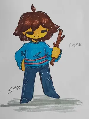 Frisk (Undertale) Fan Art by JuegaPo5000 on Newgrounds