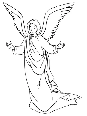 Как нарисовать ангела с крыльями просто и легко: поэтапное описание для  детей и начинающих