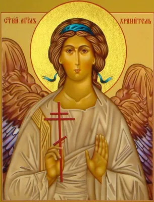 Икона Ангела Хранителя на Ковчежной Доске - Фото Работы