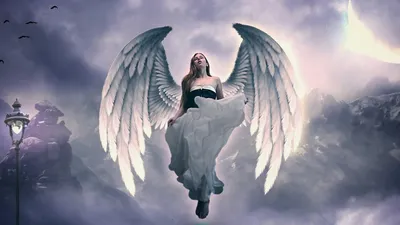 Обои ангел, раздел Фантастика, размер 4096x2560 - скачать бесплатно  картинку на рабочий стол и телефон