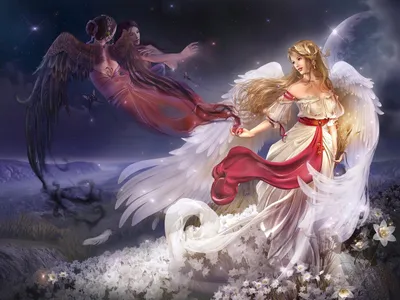 Ангелов с крыльями красивые картинки