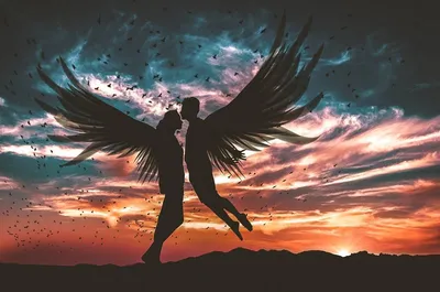Ангелов с крыльями красивые #45