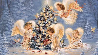 Рождественский ангел детский рисунок - 73 фото