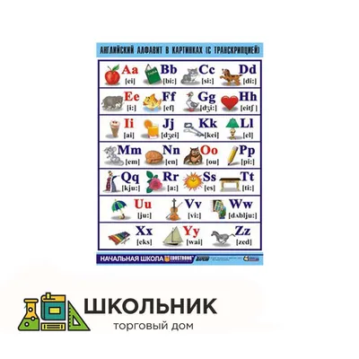 Центр учебных пособий - Стенд "Английский алфавит с транскрипцией"