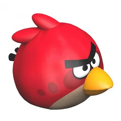 Переводная временная татуировка Черная птица из Angry Birds - неоновая тату