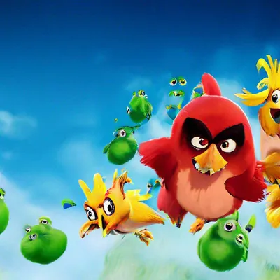 Angry Birds 2 в кино Могучий Орёл несет птиц на своей спине - Angry Birds 2  в кино - 