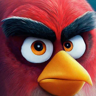 Виниловая наклейка "Синие птицы Angry Birds"