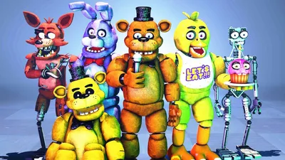 Аниматроники Пять ночей с Фредди с масками / Аниматроники герои Five Nights  at Fred (id 101513086)