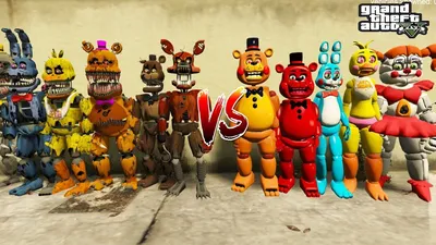 Все аниматроники Five nights at Freddy's, обзор персонажей - CQ