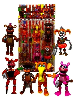 Купить Five Nights at Freddy's / Аниматроник ФНАФ/FNAF пять ночей с Фредди  набор 6шт. в СПб | Интернет-магазин детских игрушек по выгодным ценам  