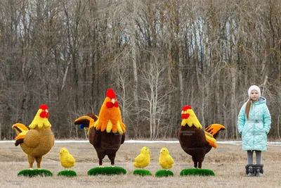 Заказать и купить Топиари цыпленок Цыпа - газон Eco | Топиари фигуры от  производителя в России