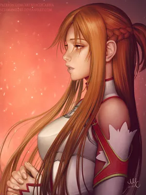 Anime girl Yuuki Asuna: Sword Art Online anime... (01 Mar 2018)｜Random  Anime Arts [rARTs]: Collection of anime pictures