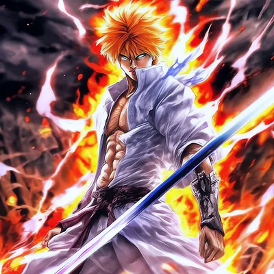 Anime Блич / Bleach. Ичиго Куросаки…» — создано в Шедевруме