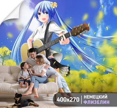 Картинки Vocaloid Мику Хацунэ Наушники волос Аниме Голубой молодые