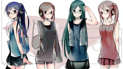 Милые девушки из аниме в очках | LorFen Anime | Дзен