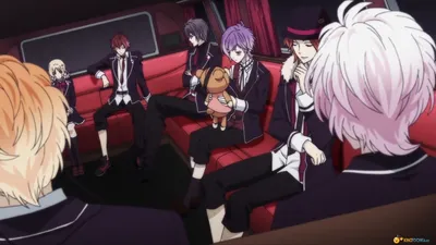 Обои Diabolik lovers, Сю Сакамаки, Юи, наушники, дьявольские возлюбленные  на рабочий стол