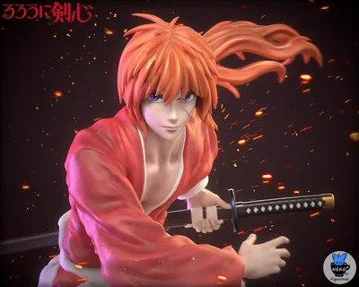 Файл 3D Himura Kenshin - фигурка из аниме Rurouni Kenshin для 3D-печати  👾・3D-печатная модель для загрузки・Cults