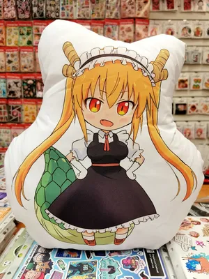 Декоративная фигурная подушка Дракон-горничная Кобаяши-сан/Kobayashi-san  Chi no Maid Dragon (3) Купить в интернет магазине AnimeStore4you.