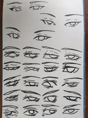 Как нарисовать Аниме глаза для начинающих | ColoRate