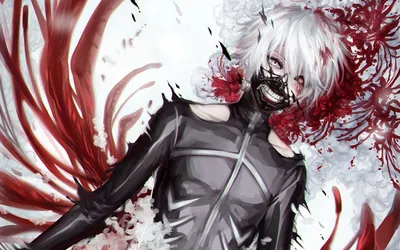 Постер плакат аниме Канеки Токийский гуль Tokyo Ghoul 42х29 см А3  (poster_0252) (ID#1473576805), цена: 130 ₴, купить на 