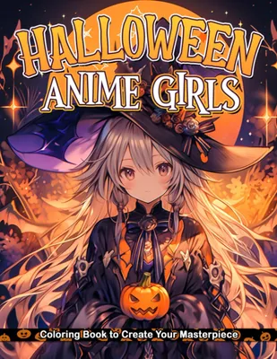 Anime Girl In Halloween Costume Wallpaper by patrika