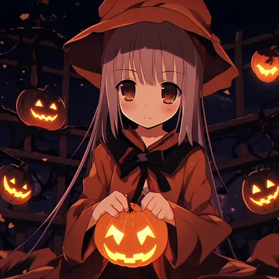 Happy Halloween by cotta | Anime halloween, Female anime, Manga girl