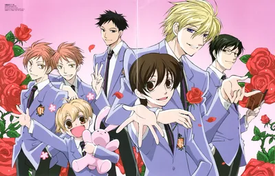 Значки Хост-клуб Оранской школы. Ouran Koukou Host Club Yukkino 95584764  купить в интернет-магазине Wildberries