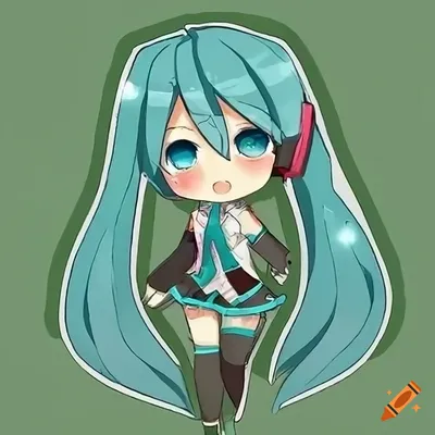 Hot Girl Vocaloid Hatsune Miku Anime Poster – My Hot Posters