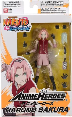 Фигурка Аниме Сакура Харуно Наруто Anime Heroes Naruto Haruno Sakura Bandai  36909 (ID#1621065871), цена: 899 ₴, купить на 