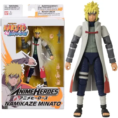 Купить Фигурка Аниме Наруто Минато Намикадзе Anime Heroes Namikaze Minato  Bandai 36905, цена 1149 грн —  (ID#1393253997)